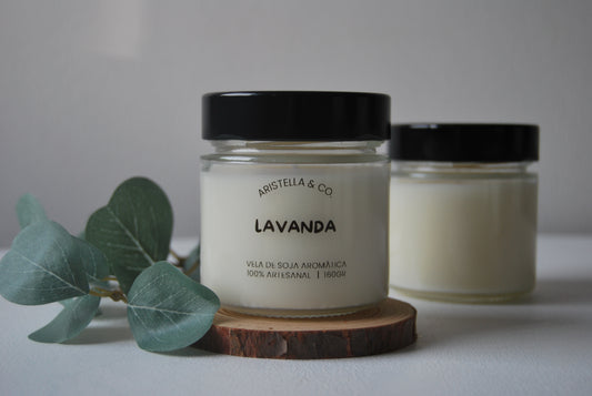 Vela de lavanda