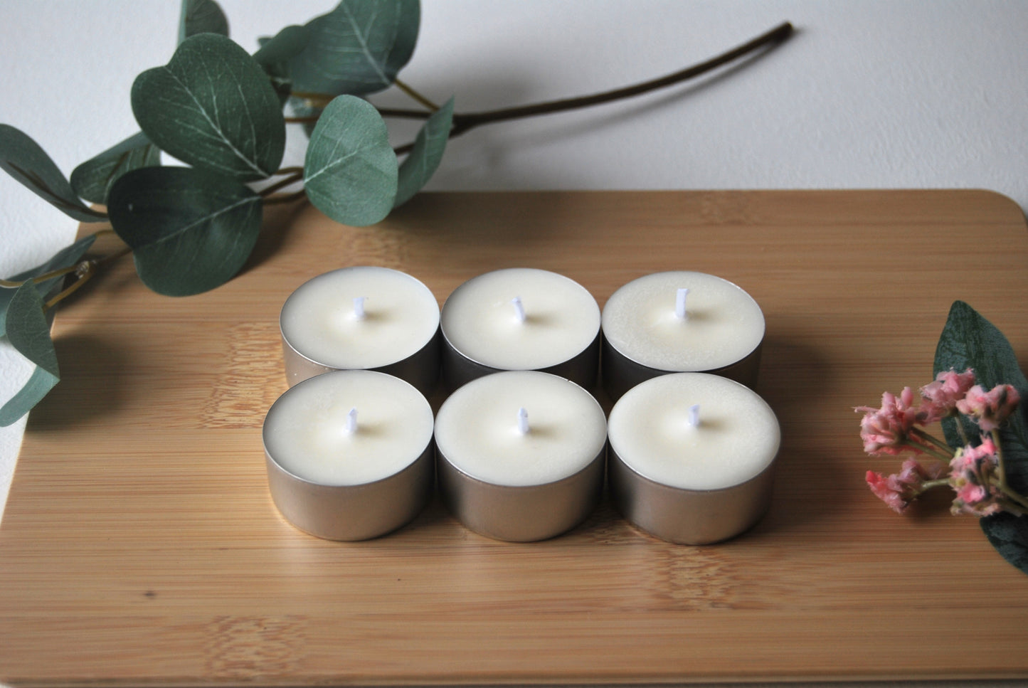 Velas de té sin aroma