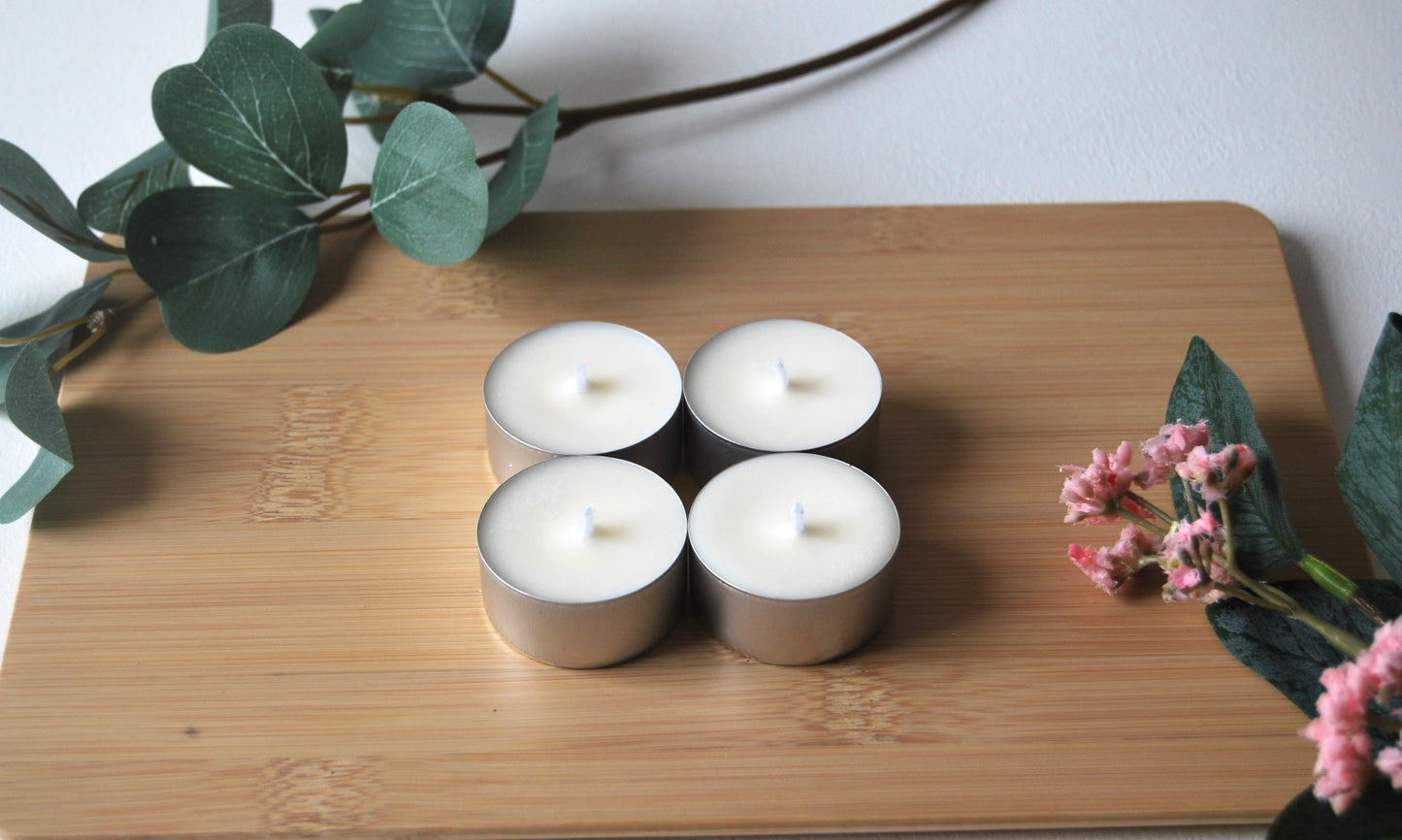 Velas de té sin aroma